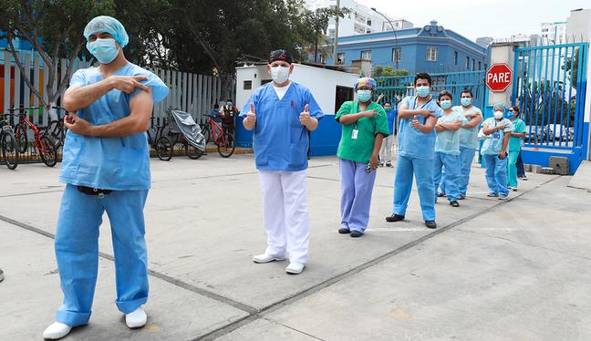 Minsa: a nivel nacional, más del 22% del personal de salud ya recibió la vacuna